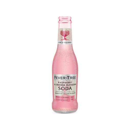 Buy Fever Tree Raspberry & Orange Soda 200ml Glass Bottles online for delivery to your home or office directly from our London warehouse.