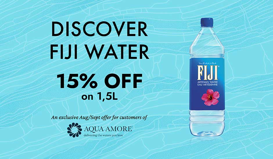 15% off Fiji 1.5L August and September 2022