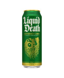 Buy Liquid Death Severed Lime Sparkling Flavoured Water Can 12x500ml for delivery to your restaurant, establishment, home or office directly from the Aqua Amore London warehouse.
