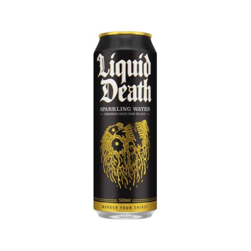 Buy Liquid Death Sparkling Water Can 12x500ml for delivery to your restaurant, establishment, home or office directly from the Aqua Amore London warehouse.