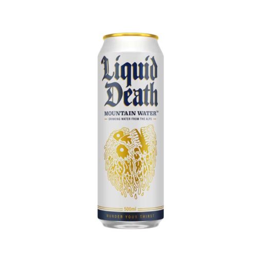 Buy Liquid Death Still Water Can 12x500ml for delivery to your restaurant, establishment, home or office directly from the Aqua Amore London warehouse.